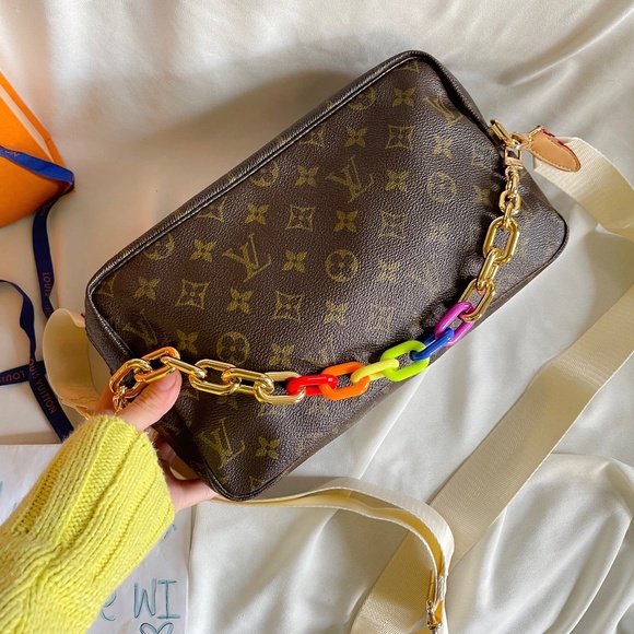 🍒✨ Louis Vuitton Classic monogram Trousse 28 ✨🍒 - Picture 1 of 16